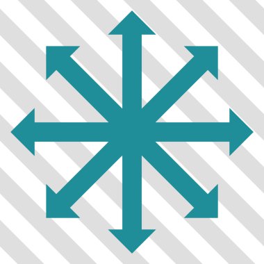 Oklar vektör simgesini genişletin