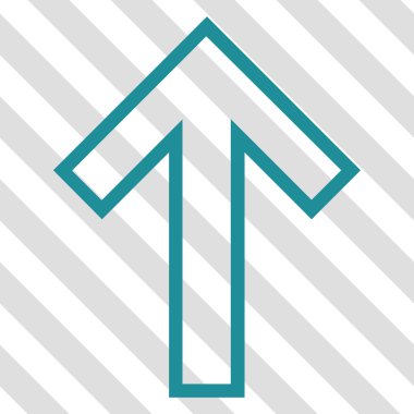 Yukarı Oklu Vektör Simgesi