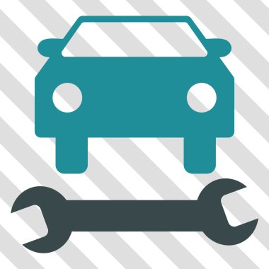 araba tamir vektör simgesi
