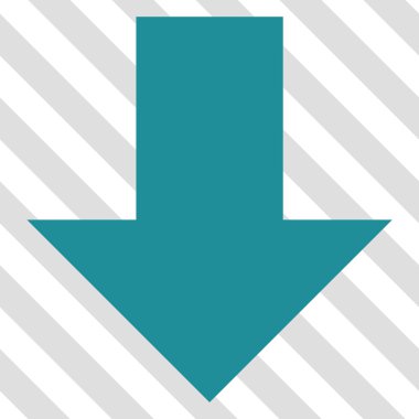 ok aşağı vektör simgesi