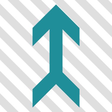 Yukarı Oklu Vektör Simgesi