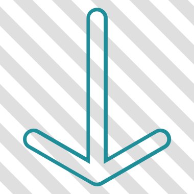 ok aşağı vektör simgesi