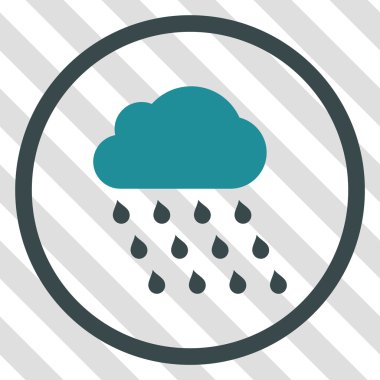 yağmur bulutu vektör simgesi