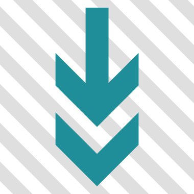 ok aşağı vektör simgesi