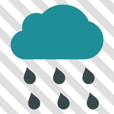 yağmur bulutu vektör simgesi