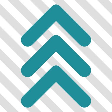 Vektör simge yukarı çift ok ucu