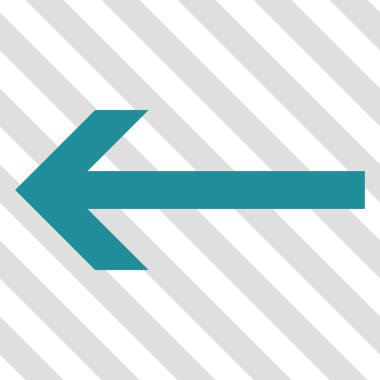 Ok sol vektör simgesi