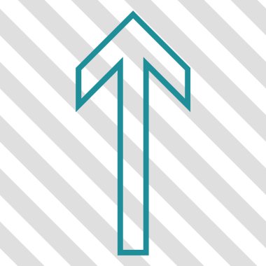 Yukarı Oklu Vektör Simgesi