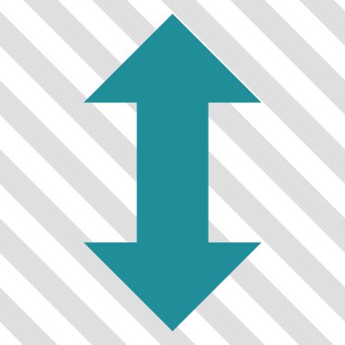 Dikey Exchange okları vektör simgesi