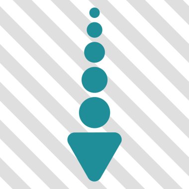 ok aşağı vektör simgesi