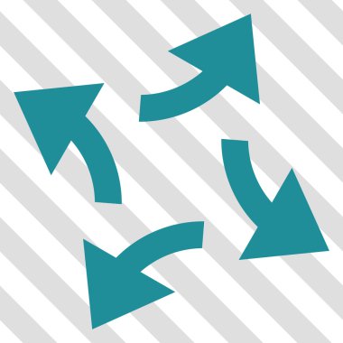 Santrifüj okları vektör simgesi