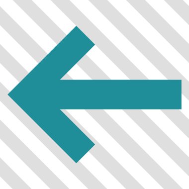 Ok sol vektör simgesi