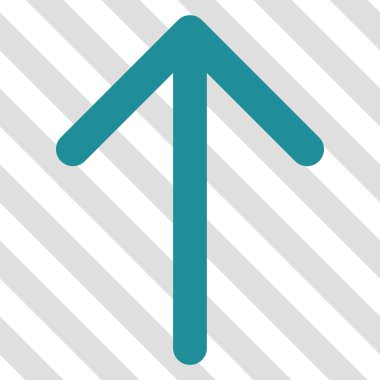 Yukarı Oklu Vektör Simgesi