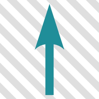 Vektör simge yukarı ok keskin