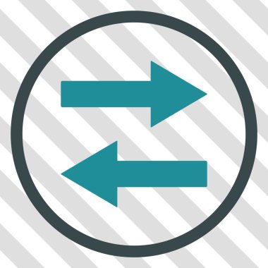 Yatay Çevir ok simge vektör