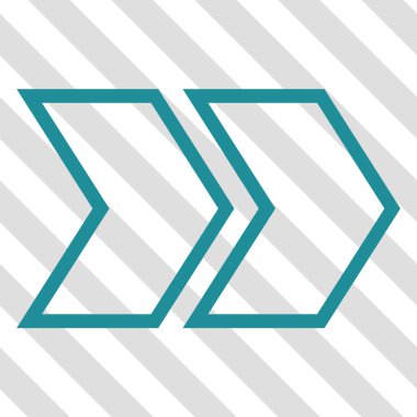 Üst karakter doğru vektör simgesi