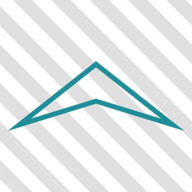 Vektör simge yukarı ok ucu