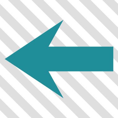 Ok sol vektör simgesi