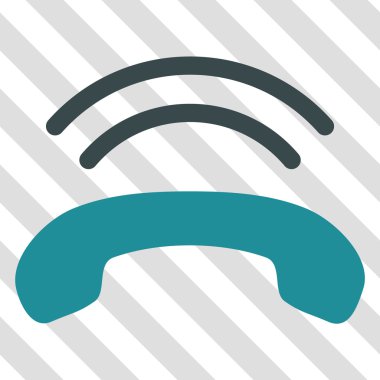 Telefon zil vektör simgesi