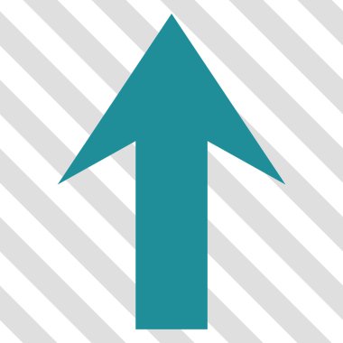 Yukarı Oklu Vektör Simgesi