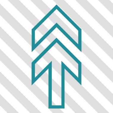 Yön yukarı vektör simgesi