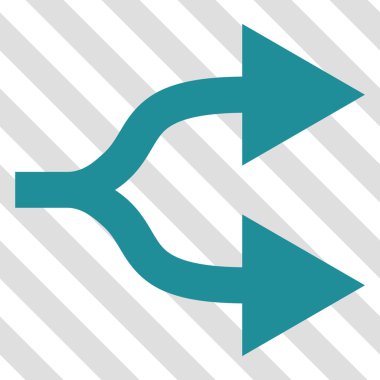 Split okları doğru vektör simgesi