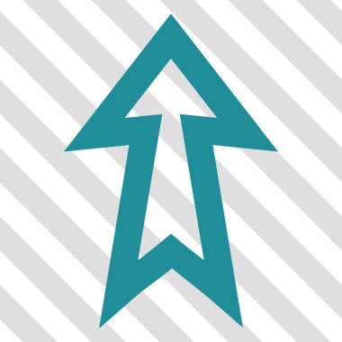 Yukarı Oklu Vektör Simgesi