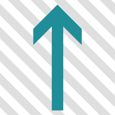 Yukarı Oklu Vektör Simgesi