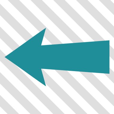 Ok sol vektör simgesi