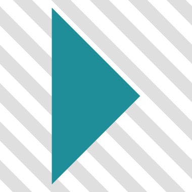 Ok ucu doğru vektör simgesi