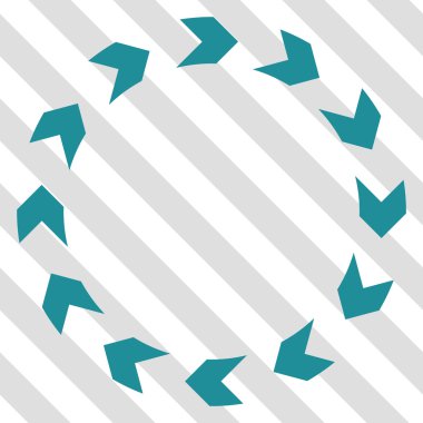 Dolaşım vektör simgesi