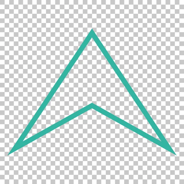 Vektör simge yukarı ok ucu