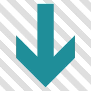 ok aşağı vektör simgesi