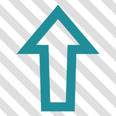 Yukarı Oklu Vektör Simgesi