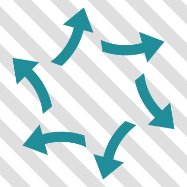 Santrifüj okları vektör simgesi