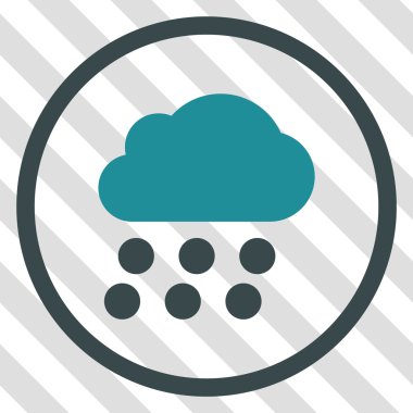 yağmur bulutu vektör simgesi