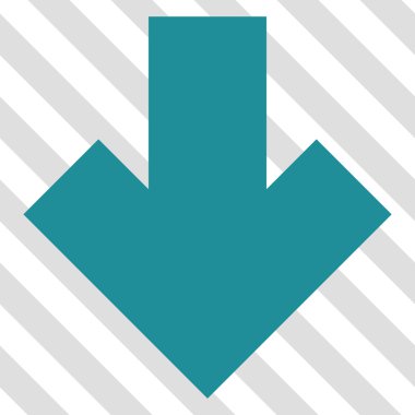 ok aşağı vektör simgesi