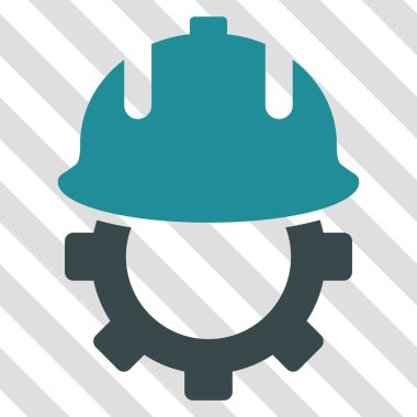 Geliştirme kask vektör simgesi