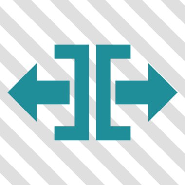 Yatay yöndeki vektör simge bölmek