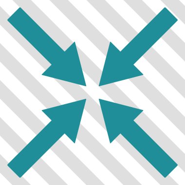 Merkezi okları vektör simgesi