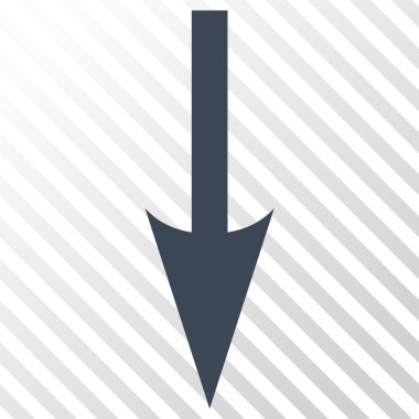 Vektör simgesi aşağı ok keskin