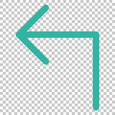 Sol vektör simge açmak