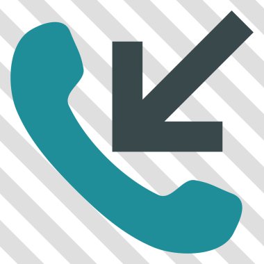 Gelen arama vektör simgesi