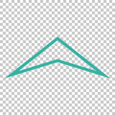 Vektör simge yukarı ok ucu