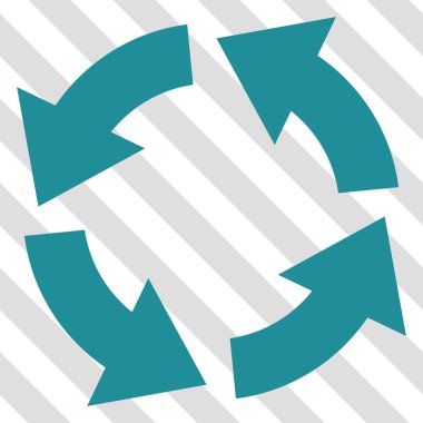 Dolaşım vektör simgesi