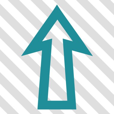 Yukarı Oklu Vektör Simgesi