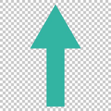 Yukarı Oklu Vektör Simgesi