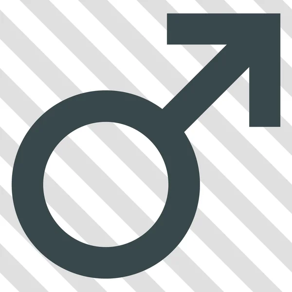 Icona vettoriale simbolo maschile — Vettoriale Stock
