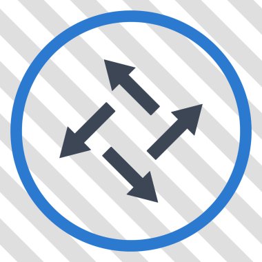 Santrifüj okları vektör simgesi