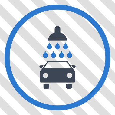 Araba duş vektör simgesi